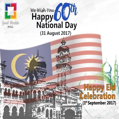 Happy National Day and Happy Eid Celebration